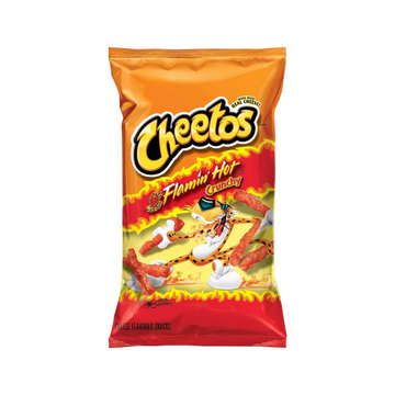 10 Pack x Cheetos Flamin' Hot Crunchy Cheese Flavoured Snacks 226g